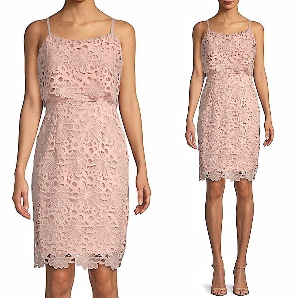 Nanette Lepore Floral Lace Sheath Dress